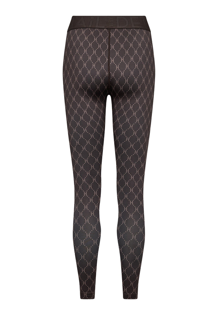 Hype The Detail - Printed Legging 200-21 - 51 - Brun Leggings 