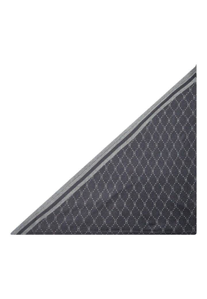 Hype The Detail - Triangle Scarf 960-83 - 8 - Dark Grey Melange Tørklæder 