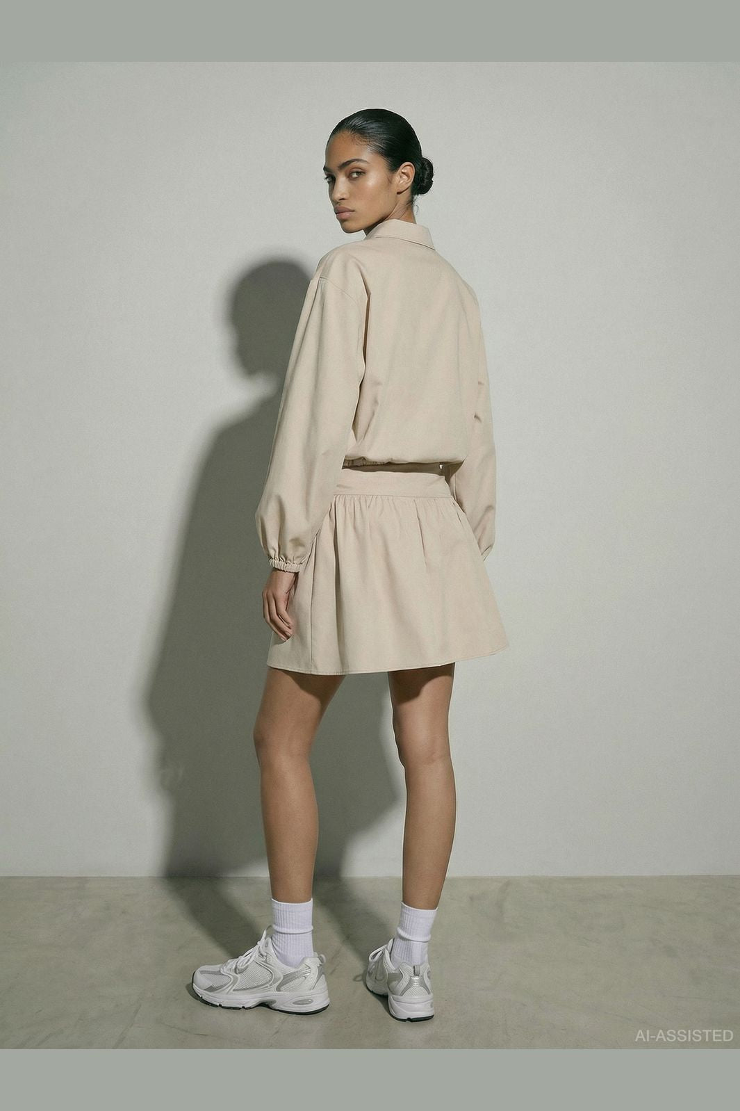 Hypedrop - Hdkaren Ls Volume Tie Shirt 32000841 - 5189344 - White Swan