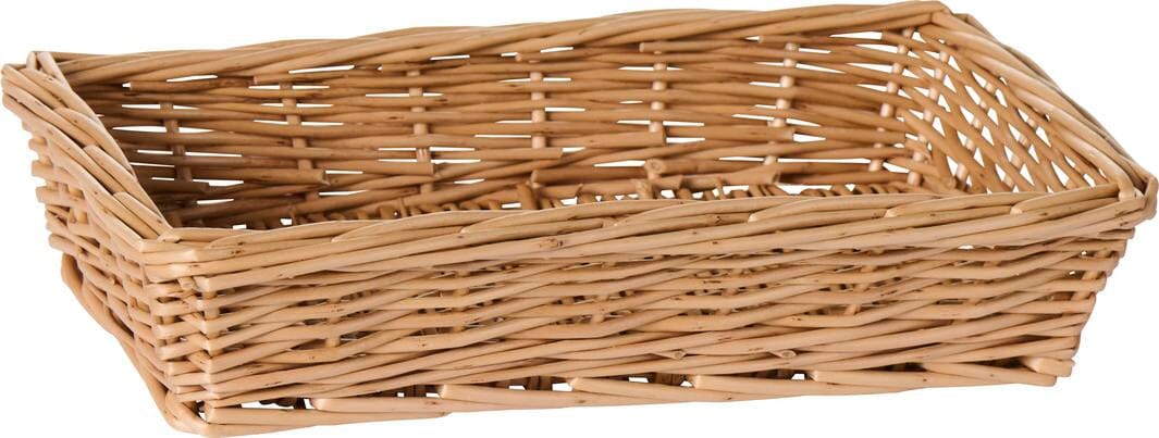 Ib Laursen - Servietkurv aflang passer t/10x20 cm serviet - Hel pil - 29041-00