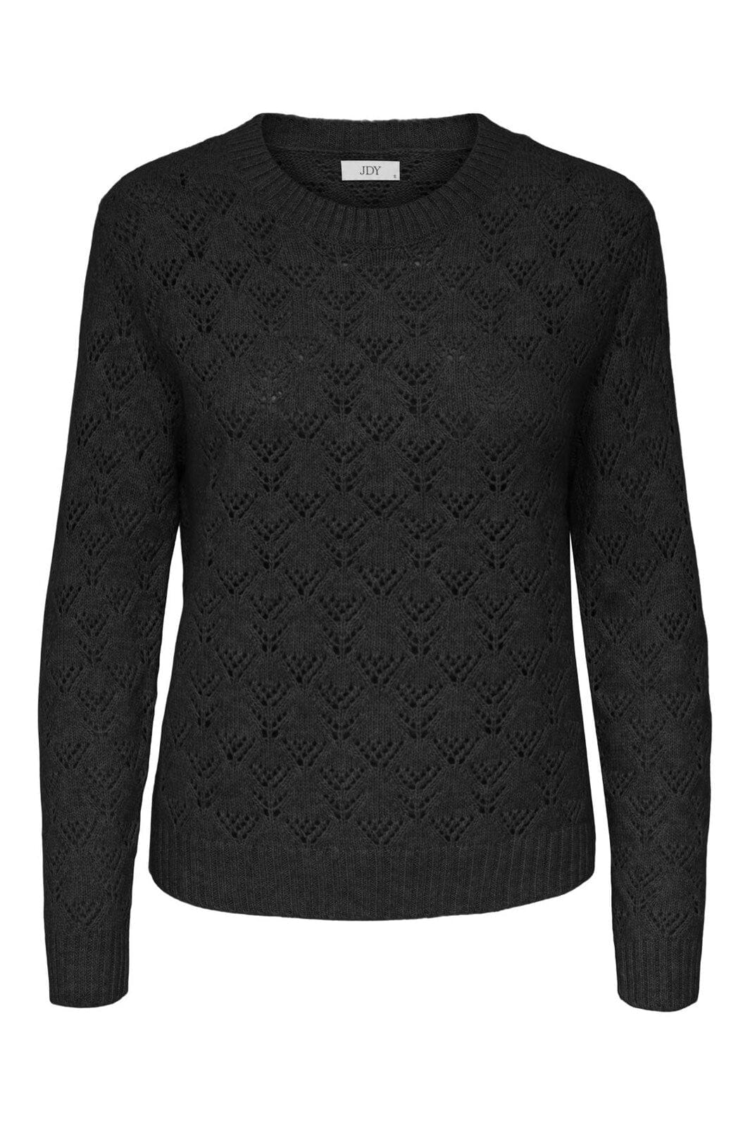 JDY - Jdyamanda Life L/S O-Neck Pullover Knt - 4907203 Black