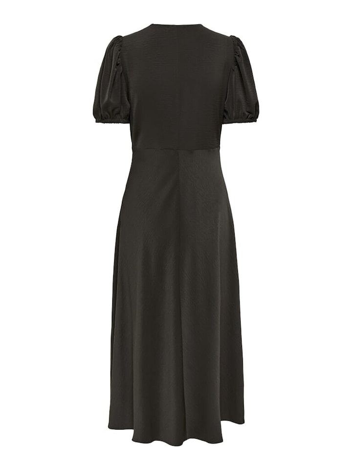 JDY - Jdyaya S/S Midi Dress Dia - 5056717 Chocolate Torte Kjoler 