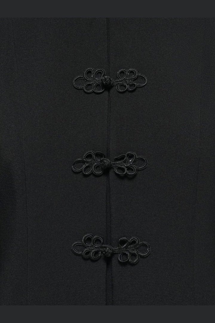 JDY - Jdydusin L/S Mandarin Detail Blazer - 5251603 Black