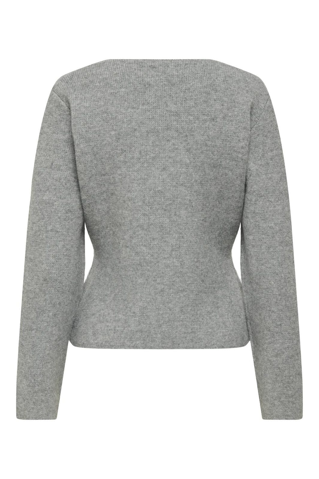 JDY - Jdylea Life L/S Button Cardigan Knt - 4875918 Medium Grey Melange