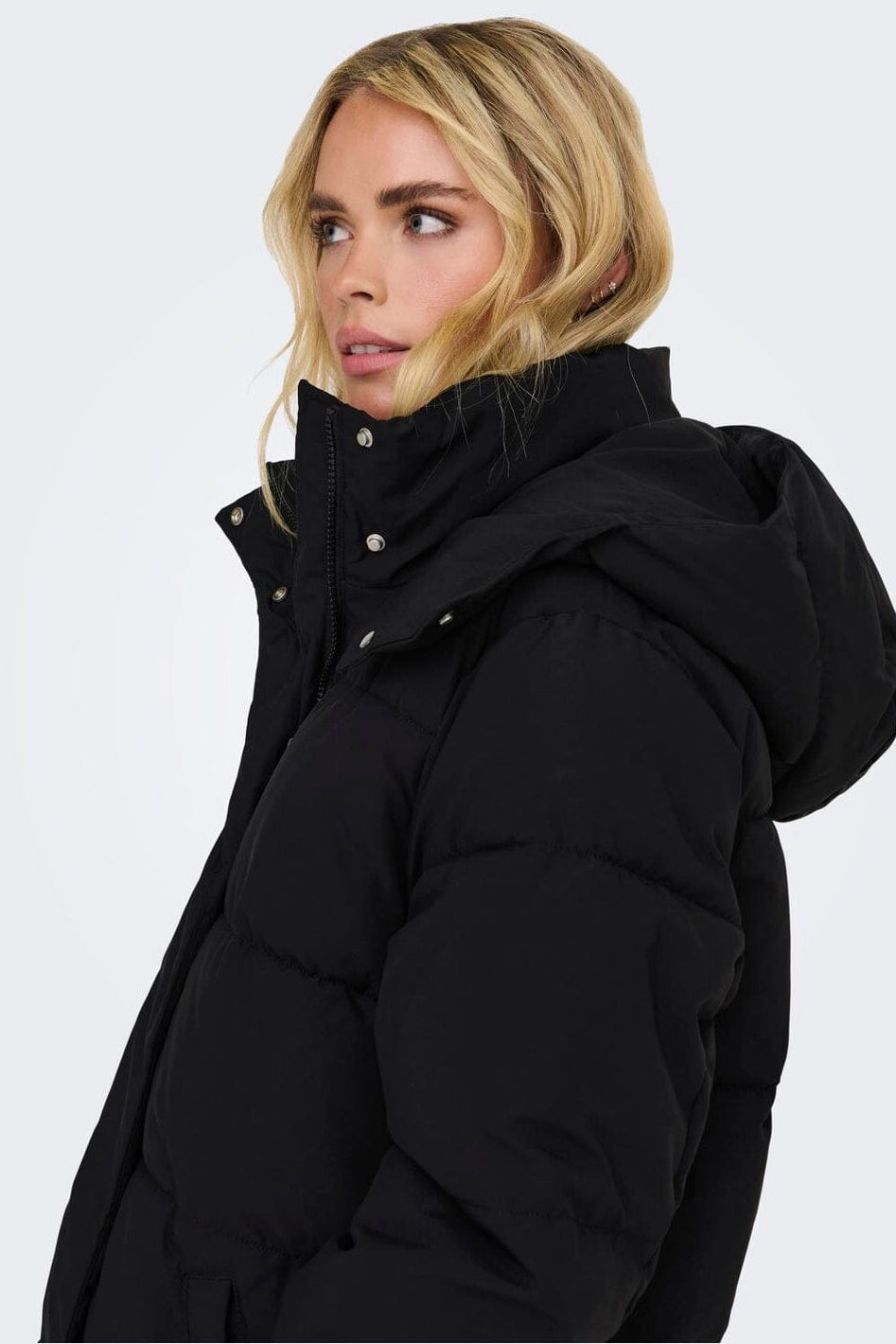 JDY - Jdymaja Long Padded Jacket Yfm - 4734295 Black Dtm Jdy Lining