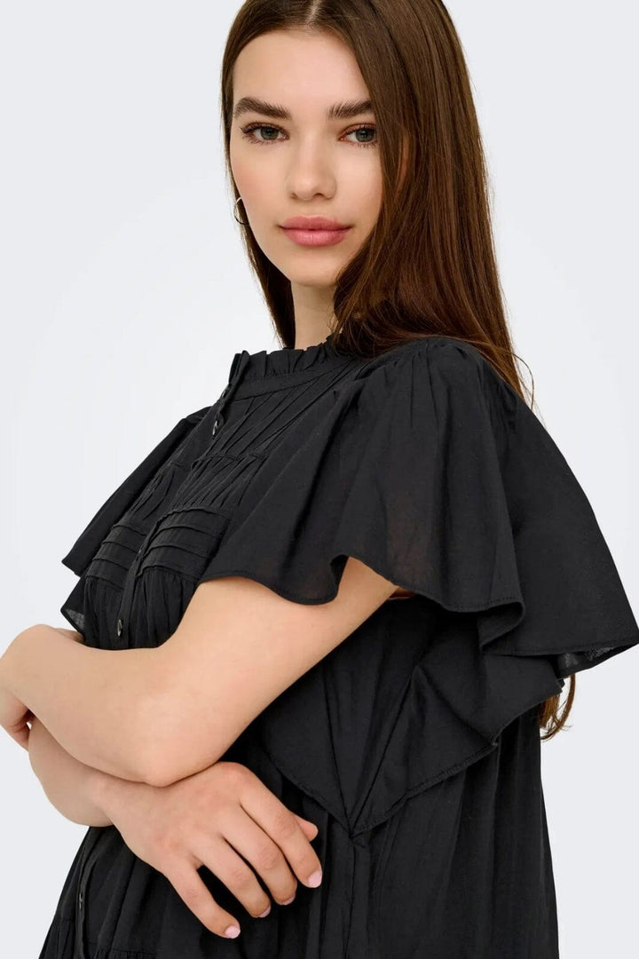 JDY - Jdynaya S/S Shirt Dress - 4894014 Black