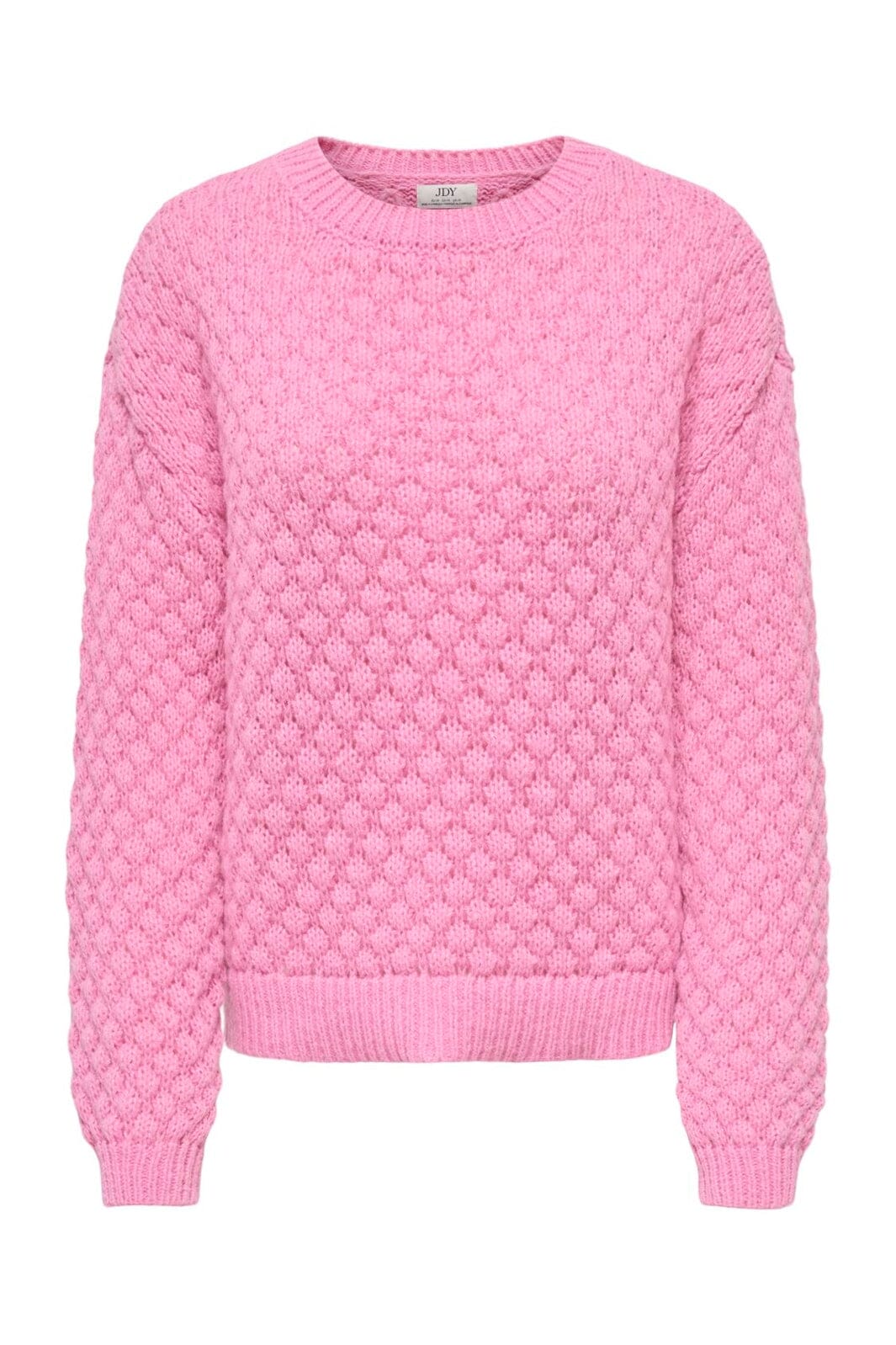 JDY - Jdyvilda L/S Detail Pullover Knt - 5174005 Cyclamen