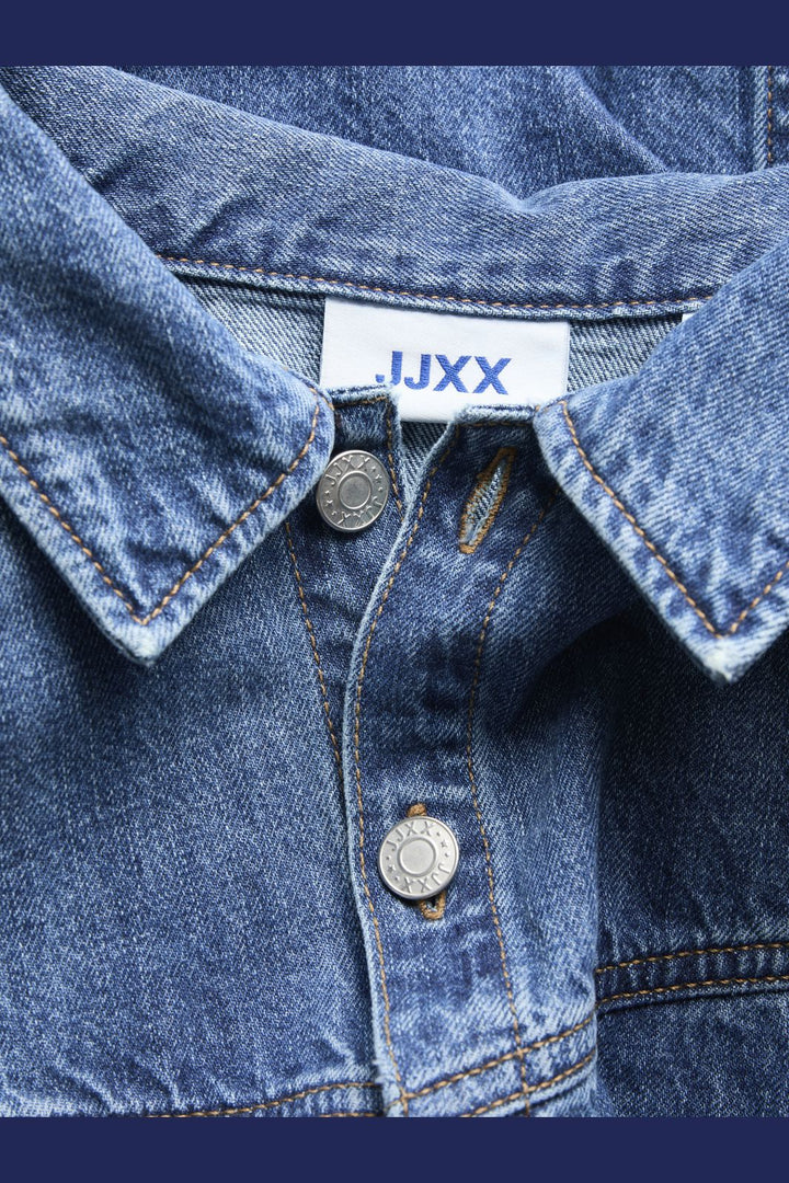Jjxx - Jxjamila Ls Denim Overshirt R282 Ln - 4825649 Medium Blue Denim