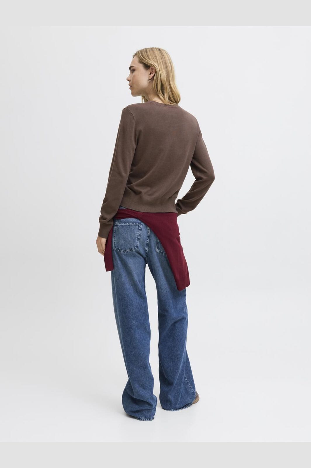 Jjxx - Jxlayla Comfy Ls Crew Neck Knit Ln - 4933790 Bracken