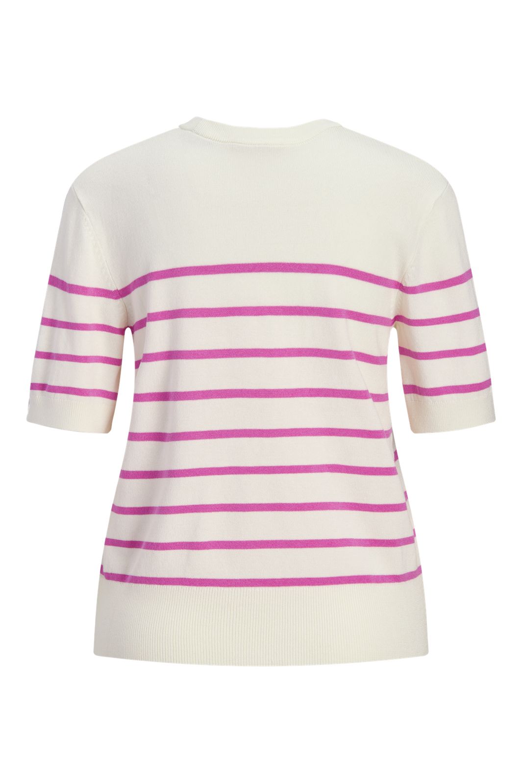 Jjxx - Jxlayla Comfy Ss Knit - 4948165 Vanilla Ice /Fiji Flower