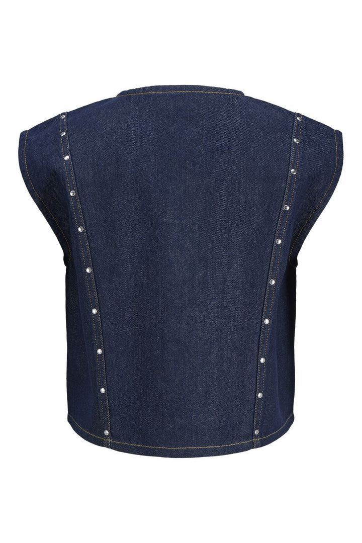Jjxx - Jxmae Waistcoat R295 - 4870072 Dark Blue Denim