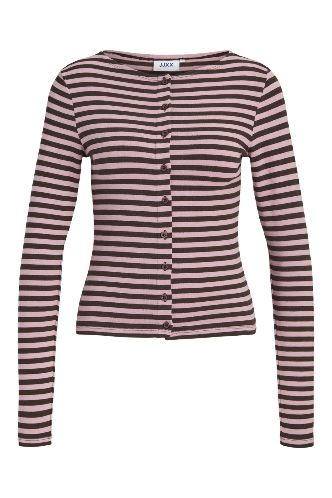 Jjxx - Jxpaula Stripe Ls Cardigan Ln - 5129741 Raindrops On Roses Demitasse