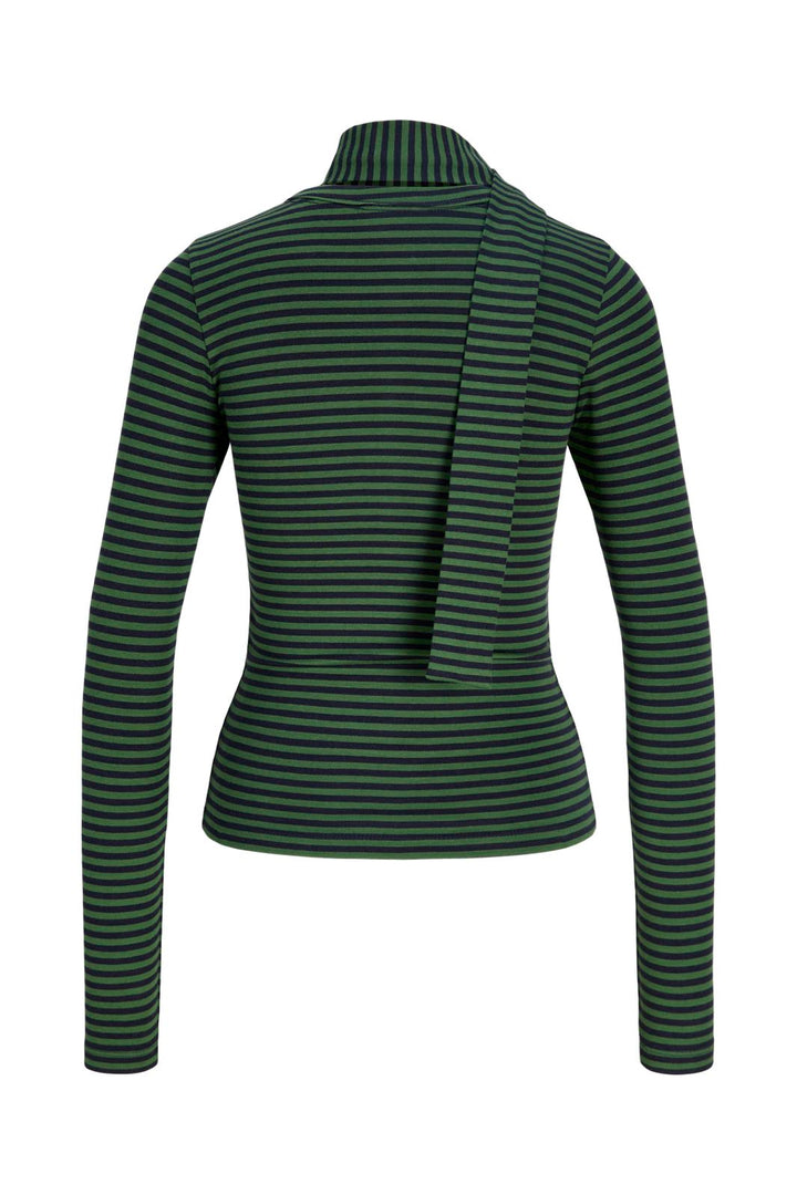 Jjxx - Jxstar Ls Scarf Top - 5126379 Artichoke Green Night Sky