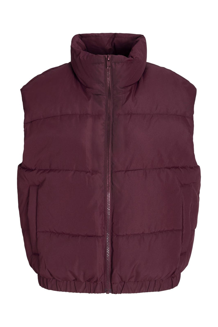 Jjxx - Jxtracy Puffer Vest - 4773016 Cabernet