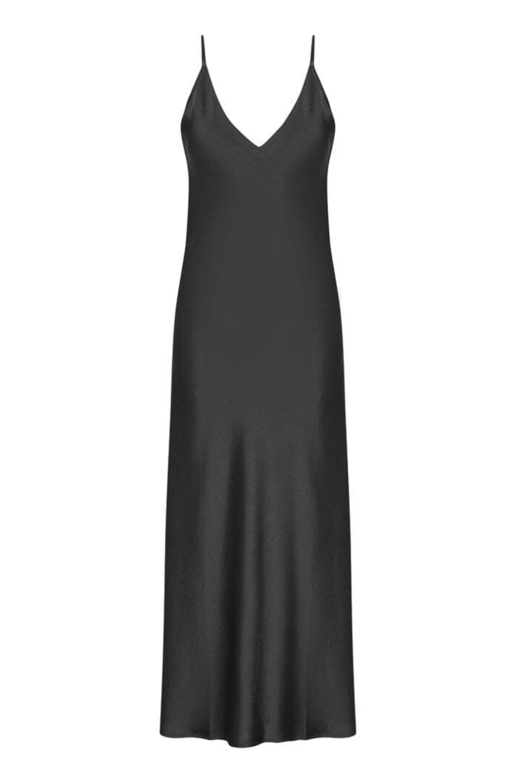 Karmamia - Camisole Dress 2120 - Semi Rich Black