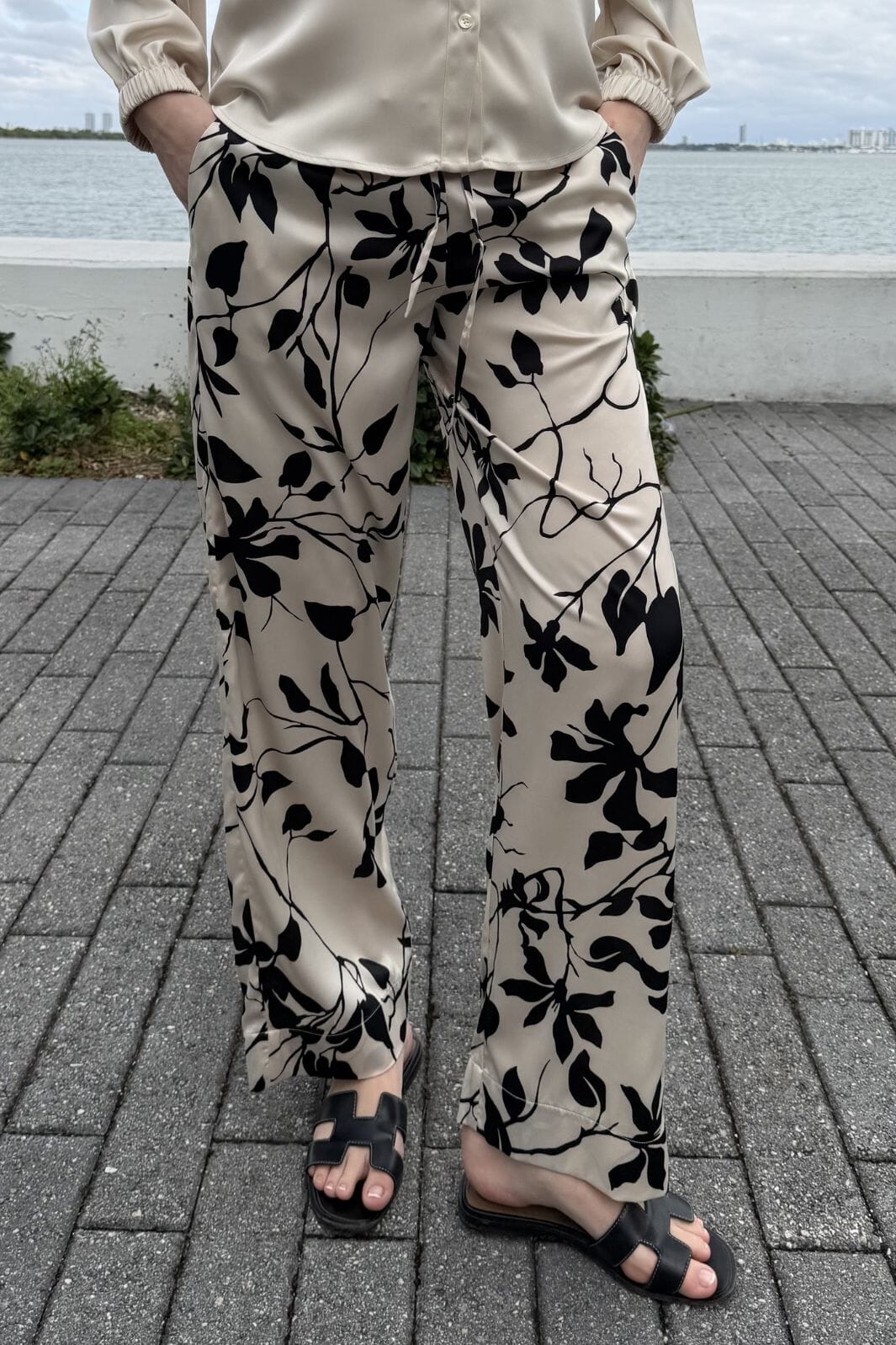 Karmamia - Garcia Pants 2352 - Mono Floral Bukser 