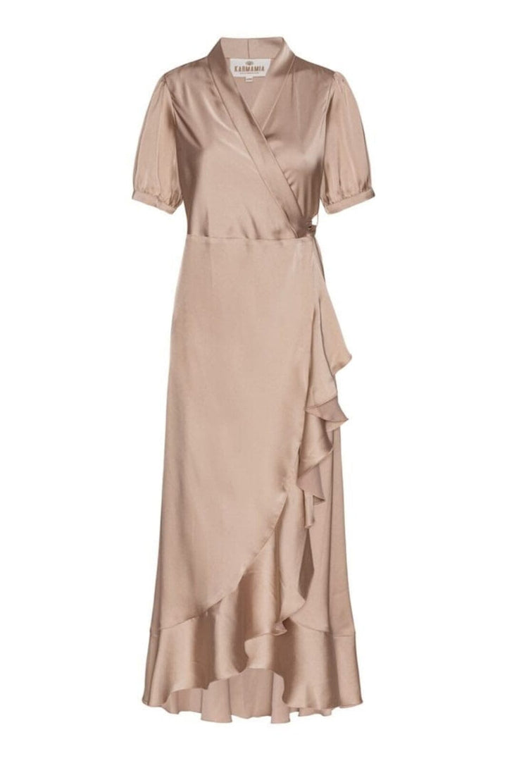 Karmamia - Iris Dress 2035 - Hammered Satin Blush