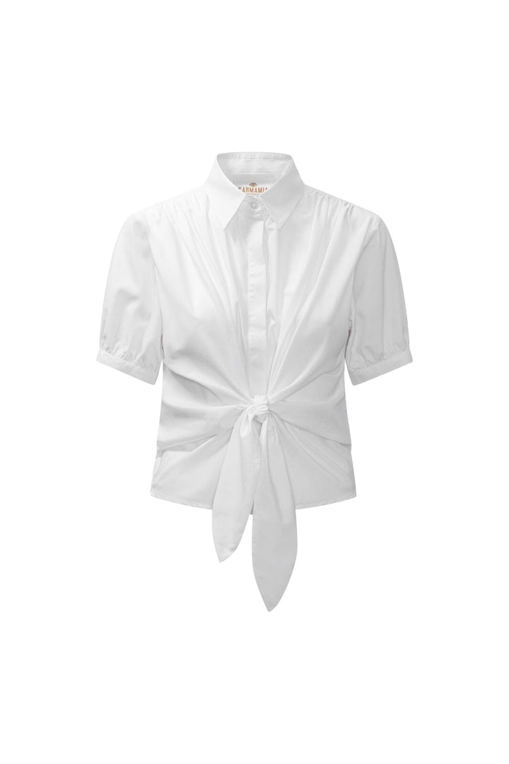 Karmamia - Lee Shirt (Short) 2376 - White Cotton