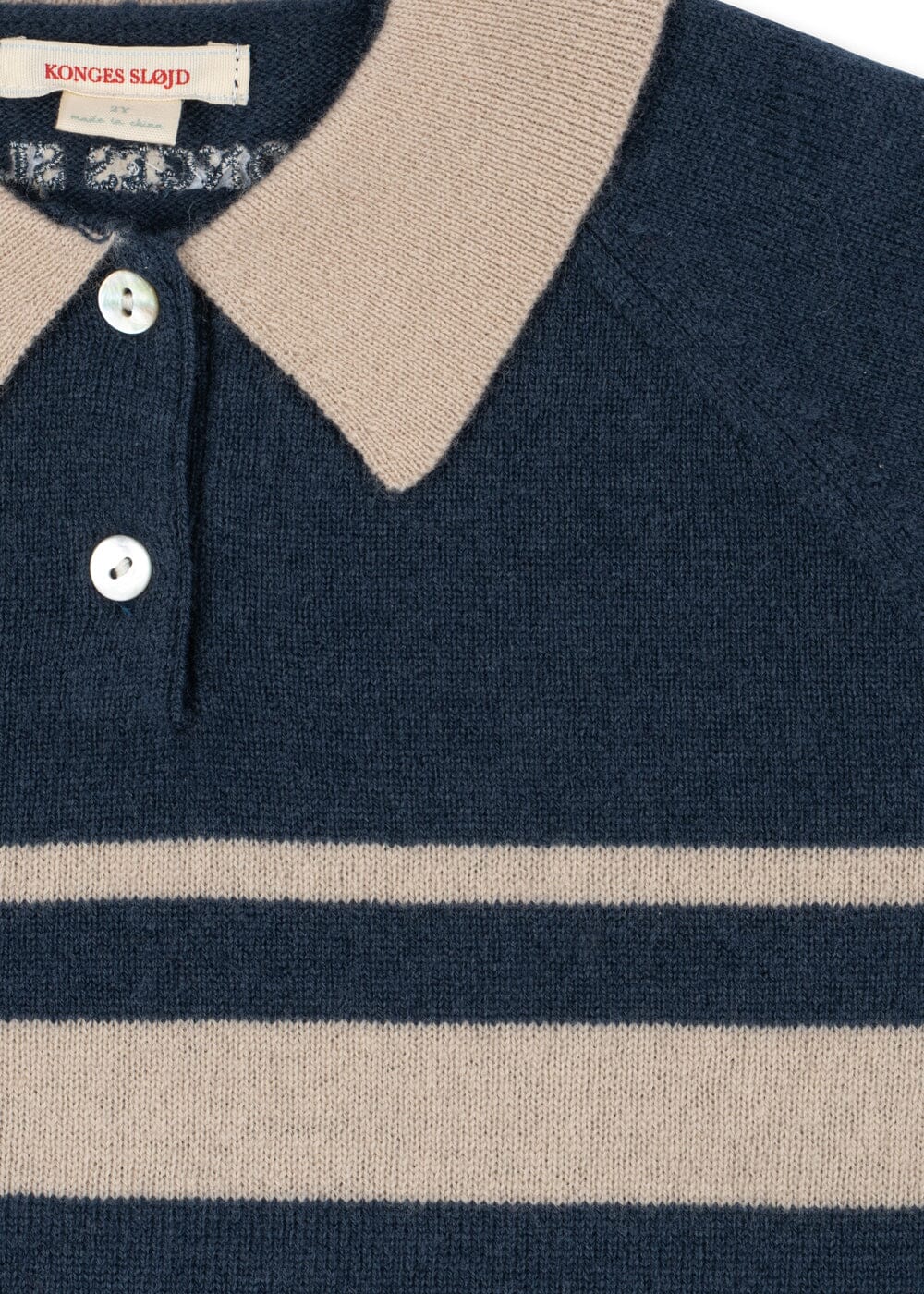 Konges Sløjd - Basi Polo Ks106376 - Dark Blue Stripe T-shirts 