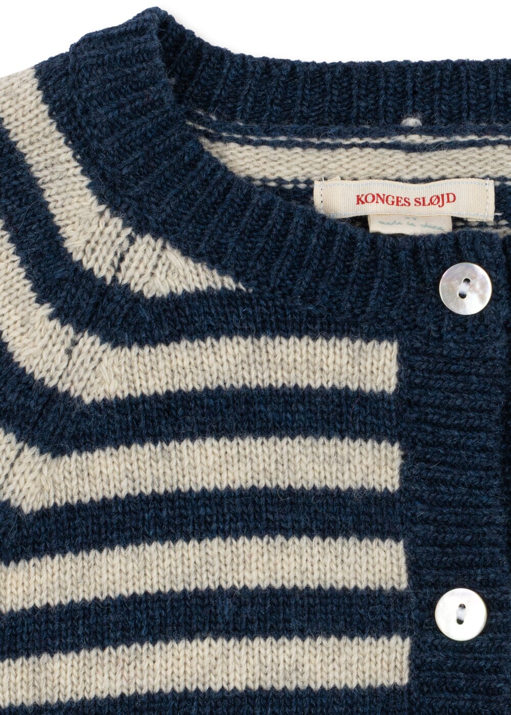 Konges Sløjd - Billi Knit Cardigan Ks106395 - Blue Stripe