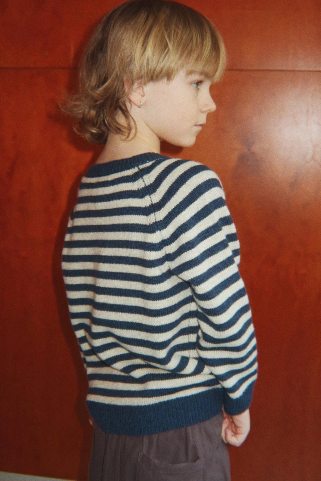 Konges Sløjd - Billi Knit Cardigan Ks106395 - Blue Stripe Cardigans 