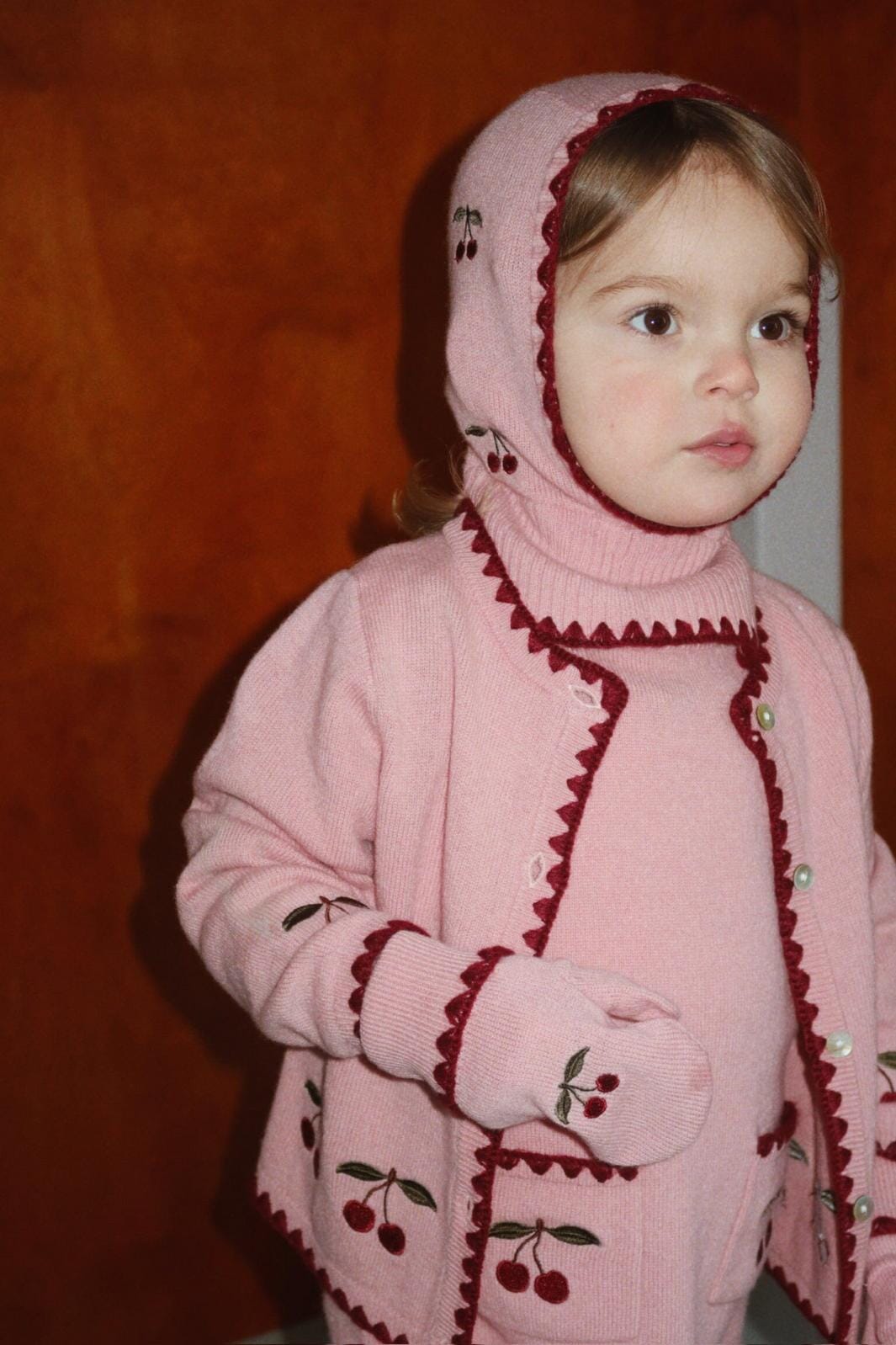 Konges Sløjd - Collette Balaclava Ks106427 - Pale Blush Elefanthuer 