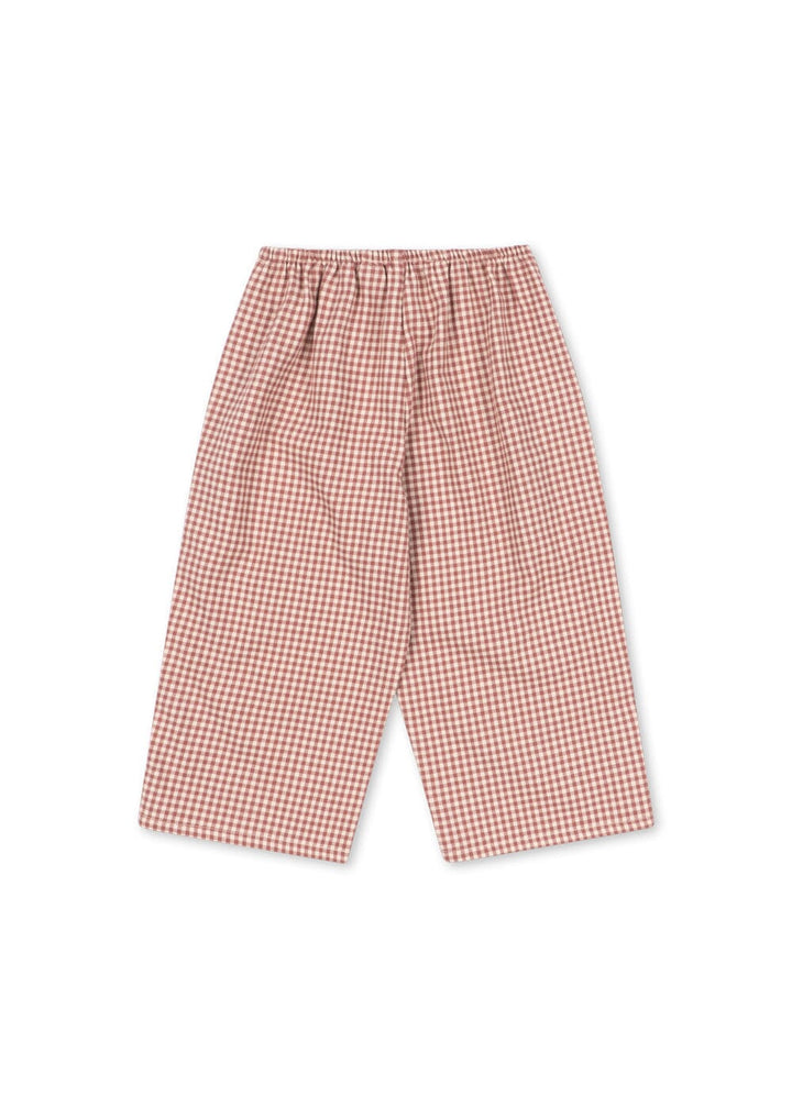 Konges Sløjd - Foret Slit Pants Gots Ks106476 - Canyon Check Overtræksbukser 
