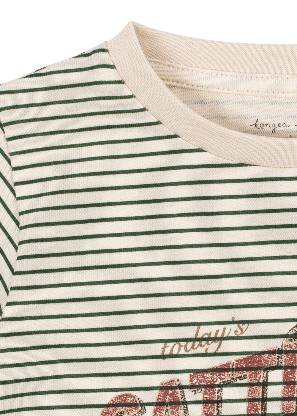 Konges Sløjd - Lin Ls Tee Gots Ks106517 - Stripe Oasis T-shirts 
