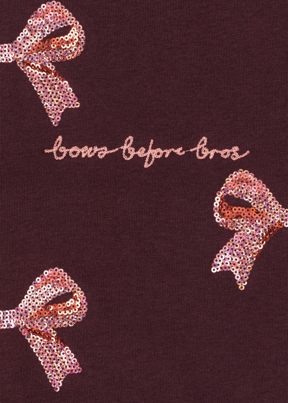 Konges Sløjd - Lou Bow Sweat Shirt Gots Ks106522 - Decadent Chocolate