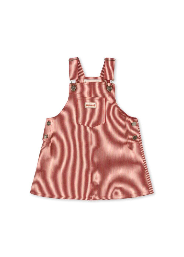 Konges Sløjd - Luc Spencer Dress Gots Ks106529 - Milk Rouge Stripe