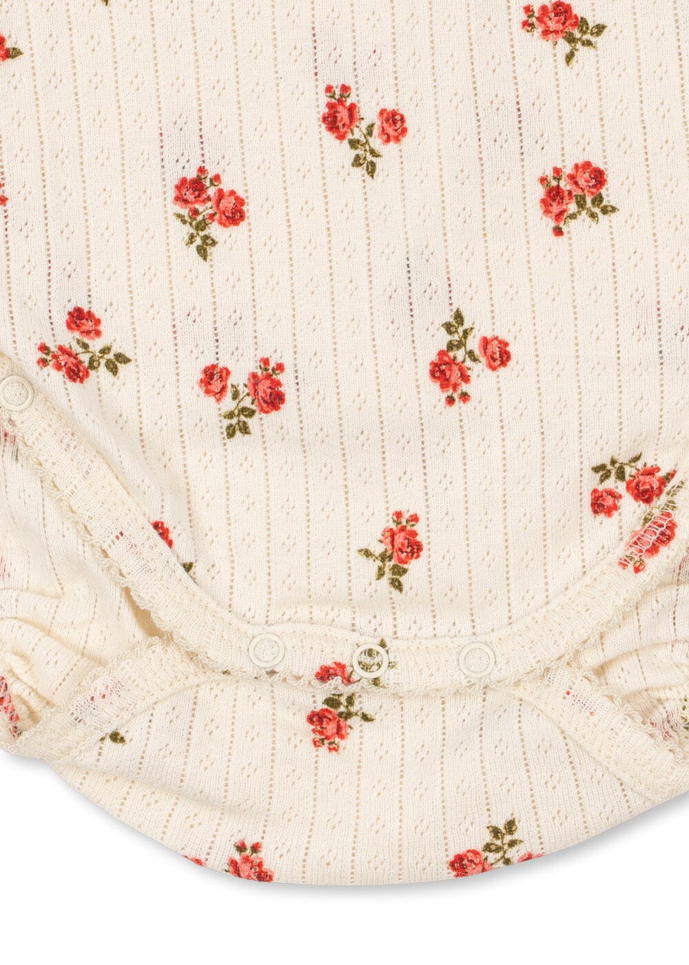 Konges Sløjd - Minnie Newborn Body Gots Ks106561 - Rosa Rouge