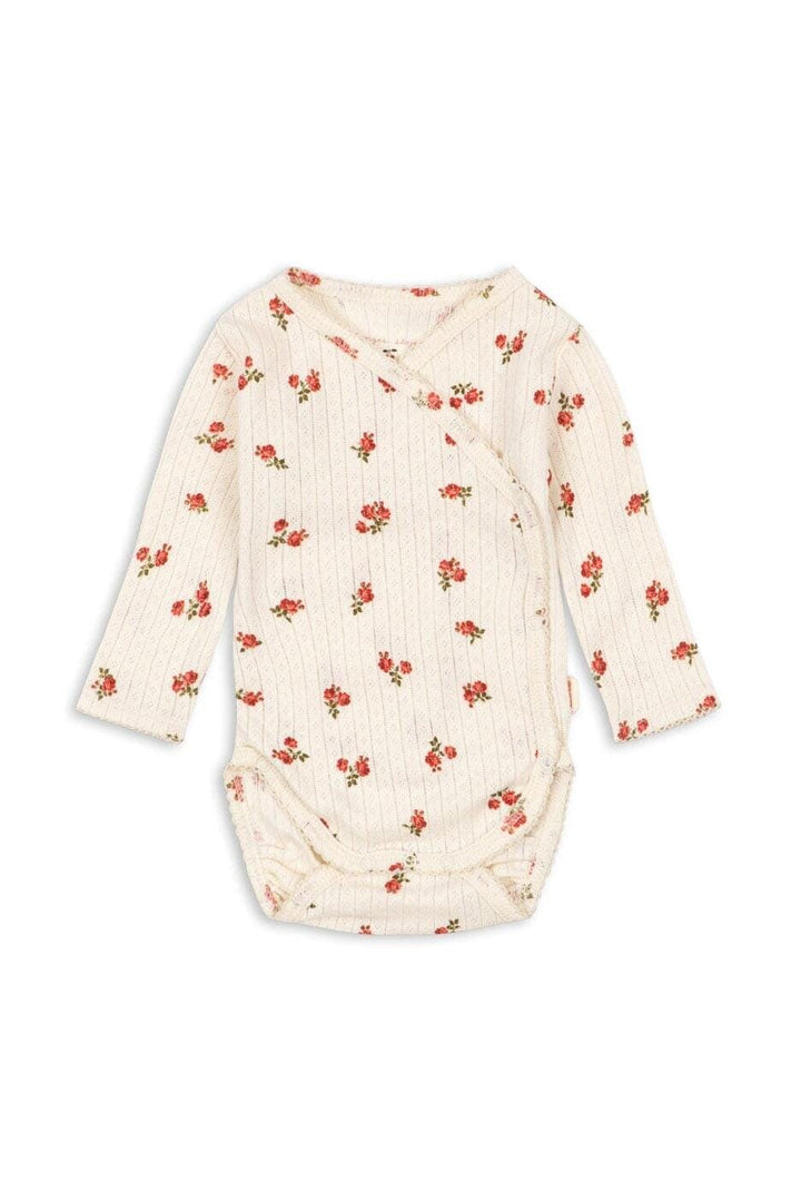 Konges Sløjd - Minnie Newborn Body Gots Ks106561 - Rosa Rouge