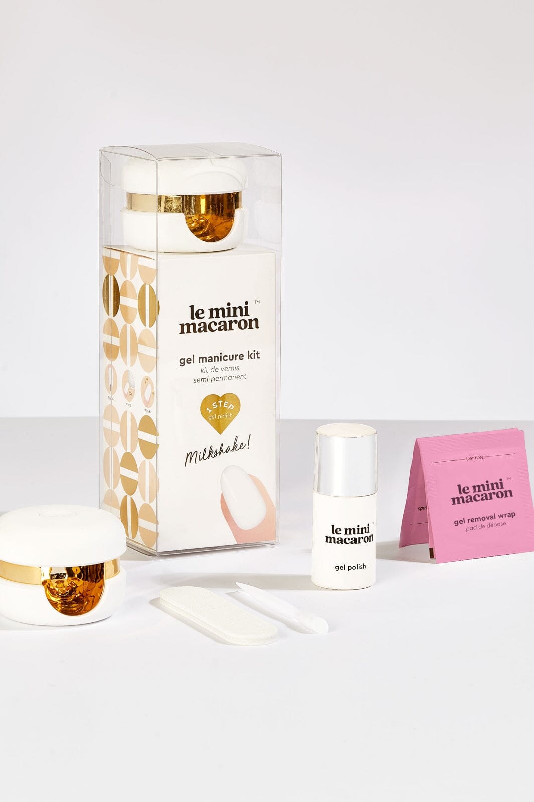 Le Mini Macaron - Gel Manicure Kit KIT015 - Milkshake