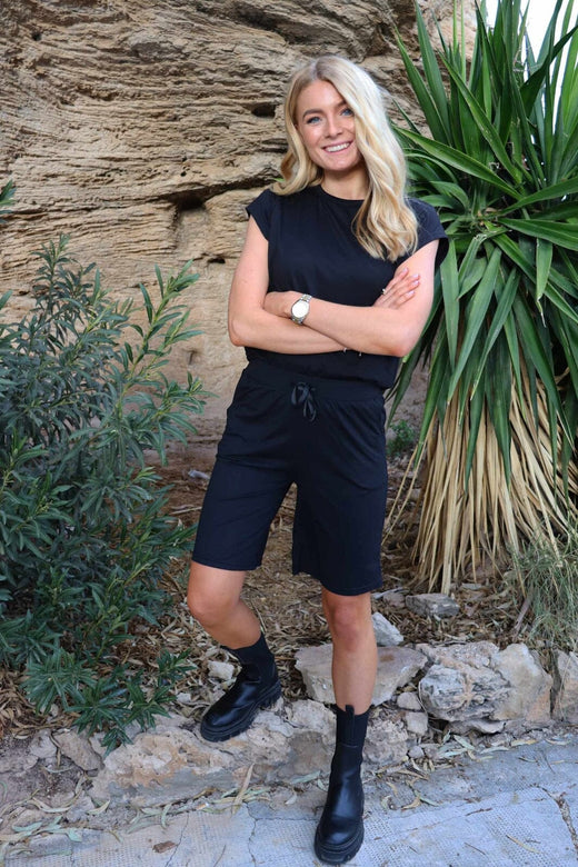 Liberte - Alma-Long-Shorts 9674 - Black