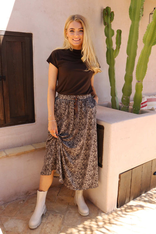 Liberte - Alma-Top 9501 - Mocca Toppe 