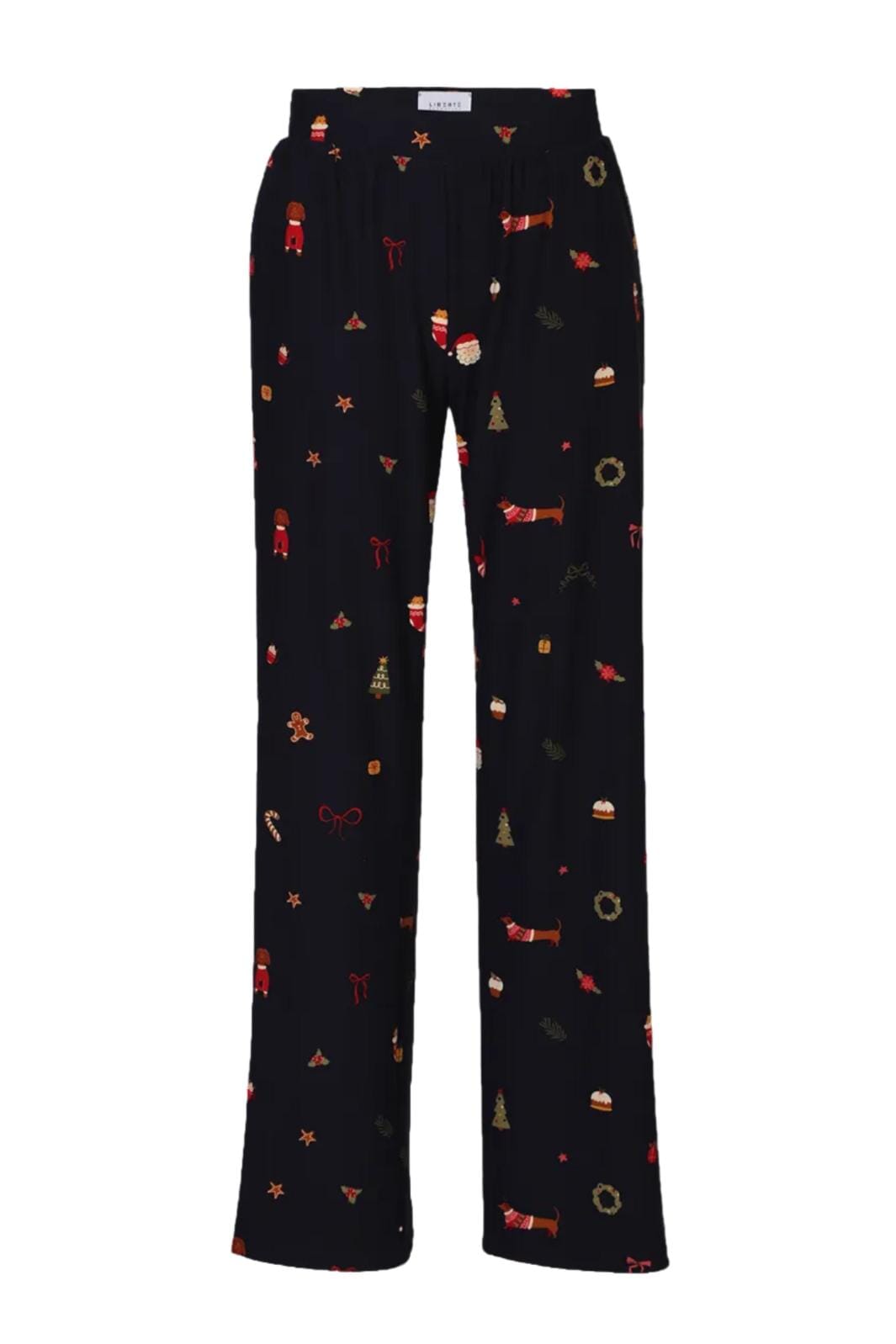 Liberte - Alma-Wide Pants 9564 - Dog Navy Bukser 