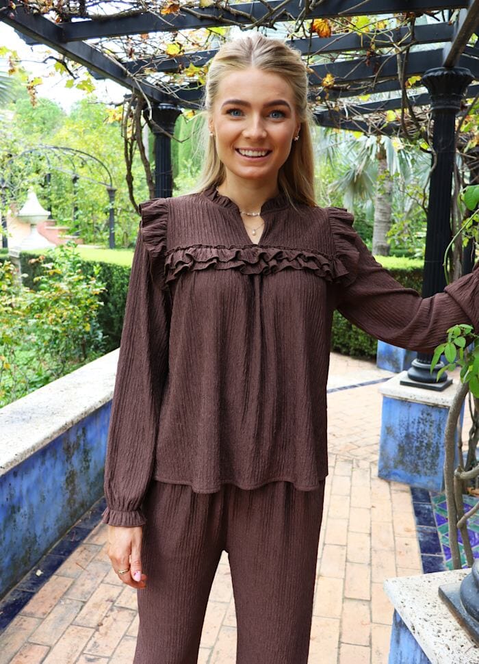 Liberte - Anni-Pant 22208 - Brown Mocca Bukser 
