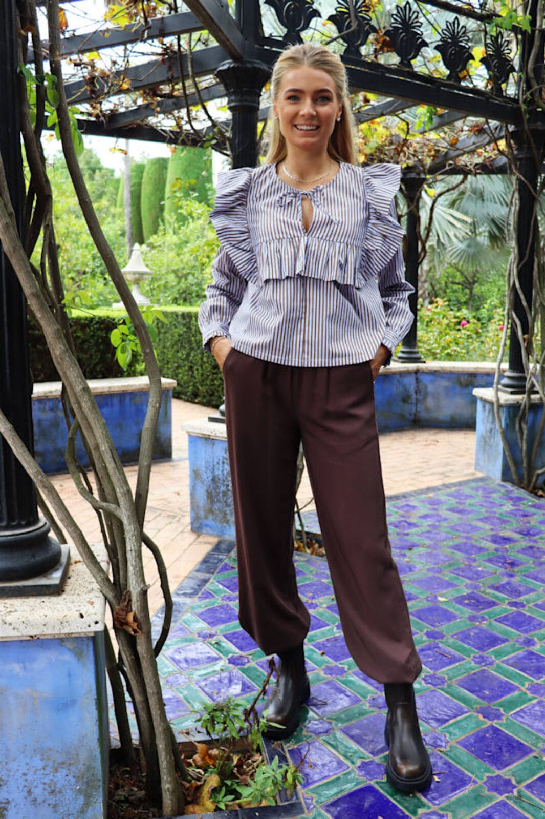 Liberte - Balu Pants 22359 - Brown Bukser 