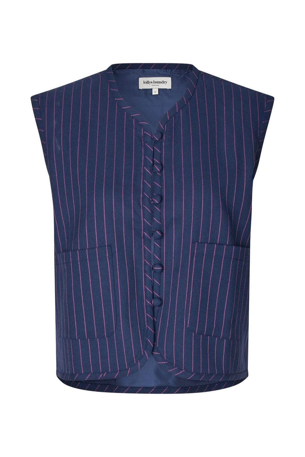 Lollys Laundry - Abbeyll Vest Sl25539-1010 - 27 Dark Navy Veste 
