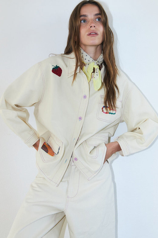 Lollys Laundry - Aprilll Jacket Ls 26125-6019 - 02 - Creme Jakker 