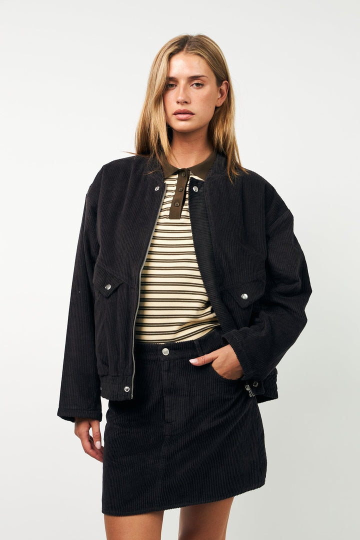 Lollys Laundry - Hawaiill Jacket Ls25445-6015 - 87 Dark Mokka Jakker 
