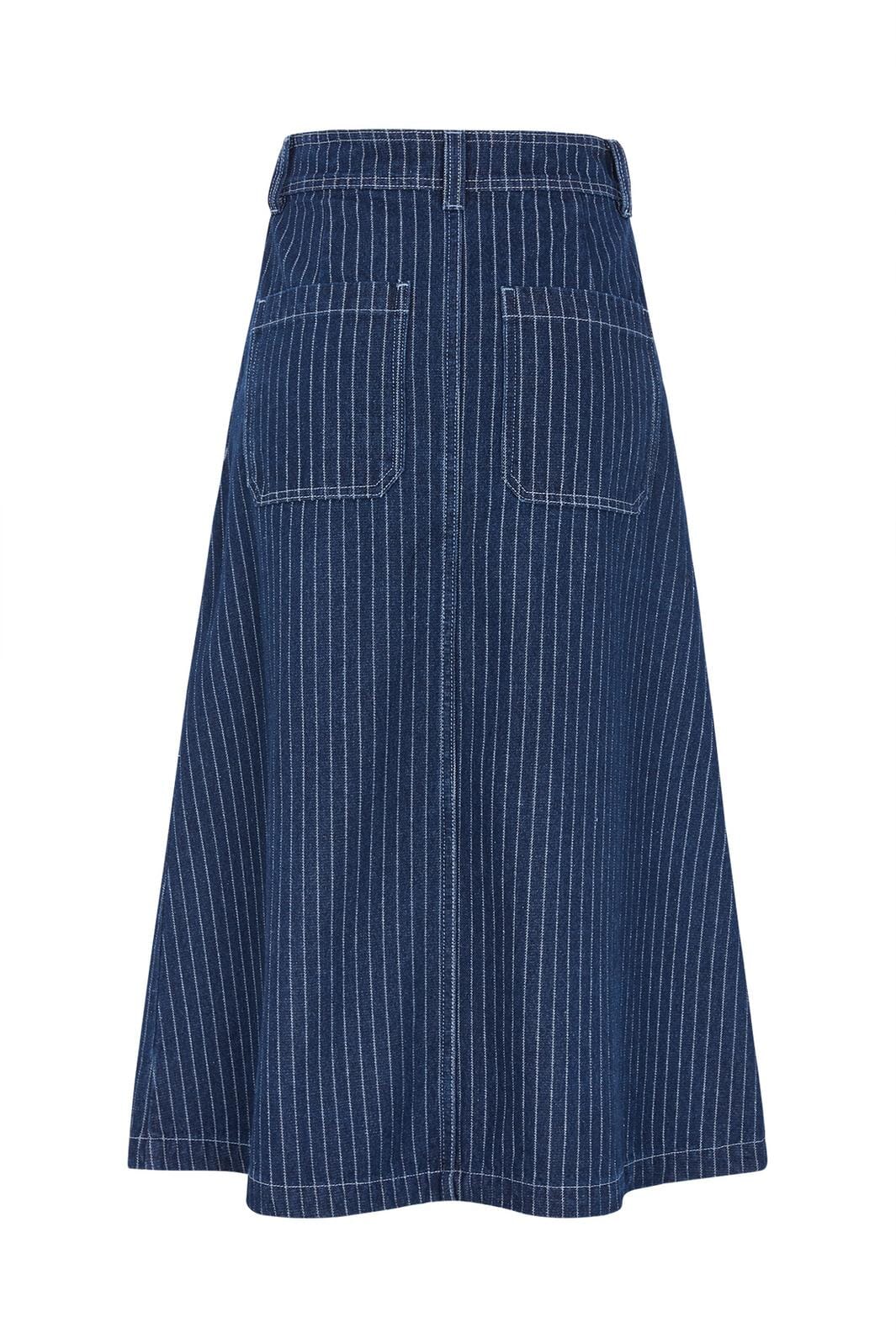 Lollys Laundry - Lennonll Midi Skirt 26522-2003 -  80 Stripe