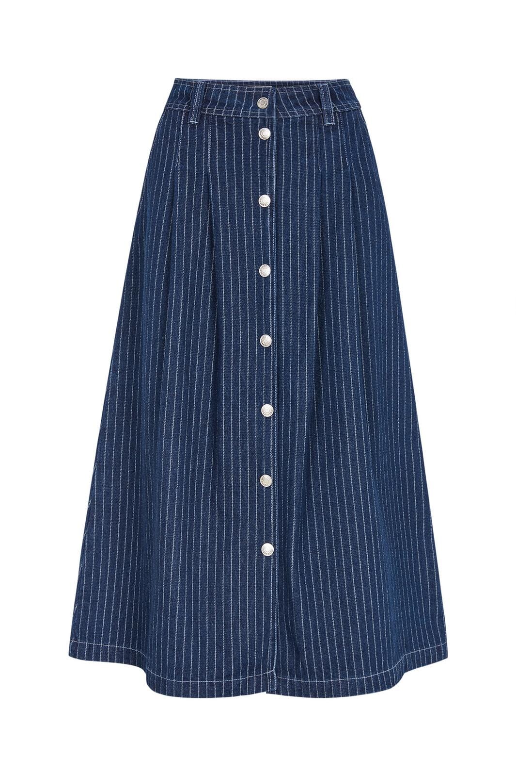 Lollys Laundry - Lennonll Midi Skirt 26522-2003 -  80 Stripe