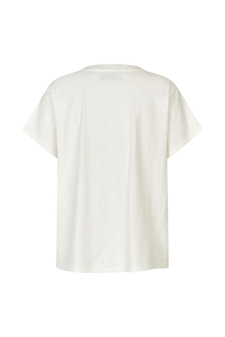 Lollys Laundry - Romall Butterfly Tee Ss 26547-1015 -  01 White