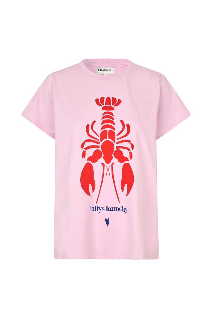 Lollys Laundry - Romall Lobster Tee Ss26156-1081 - 30 Red