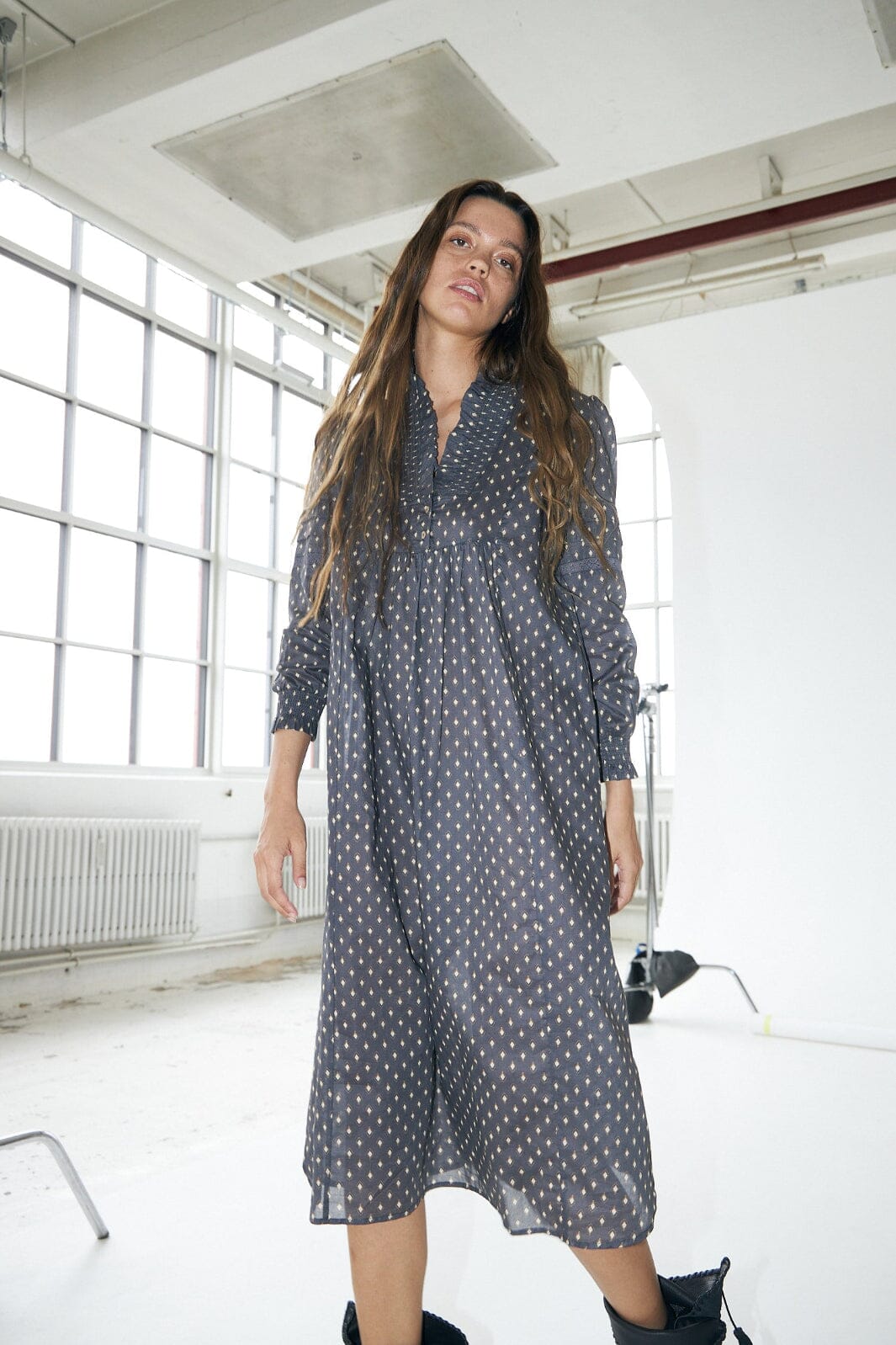 Lollys Laundry - Sagill Maxi Dress Ls25516-3001 - 23 Dark Blue Kjoler 