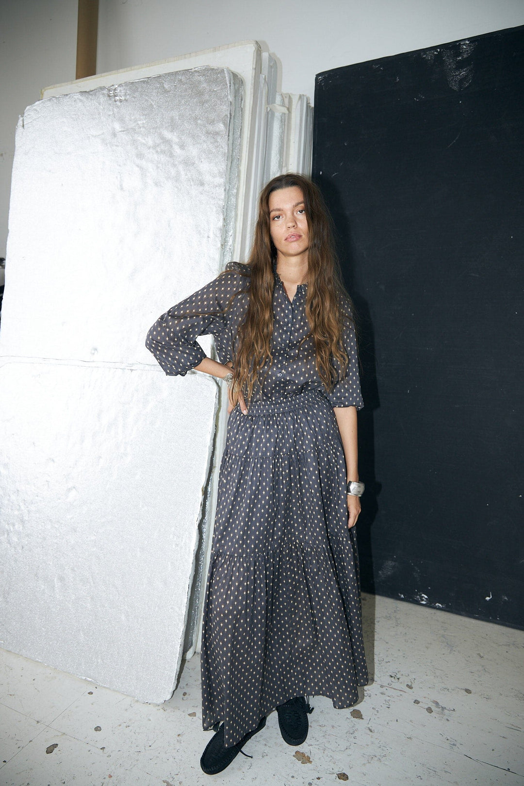 Lollys Laundry - Sagill Maxi Dress Ls25516-3001 - 23 Dark Blue Kjoler 