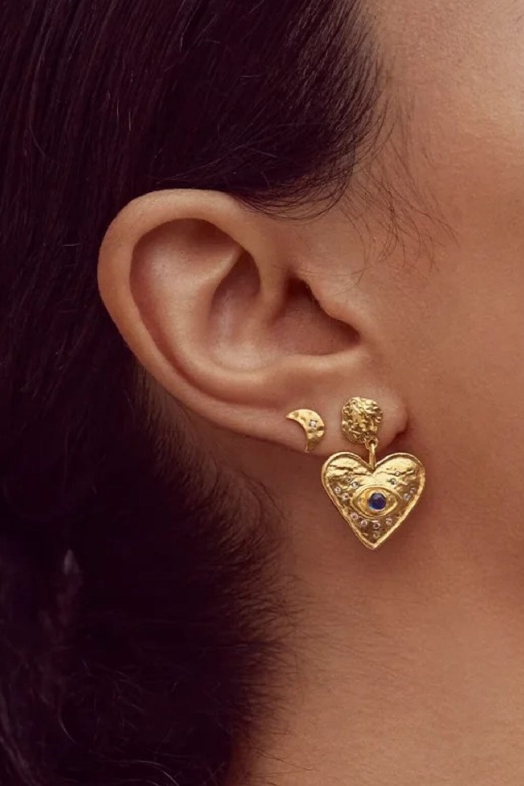 Maanesten - Constantine Earring 9850a - Coated With 18k Gold.