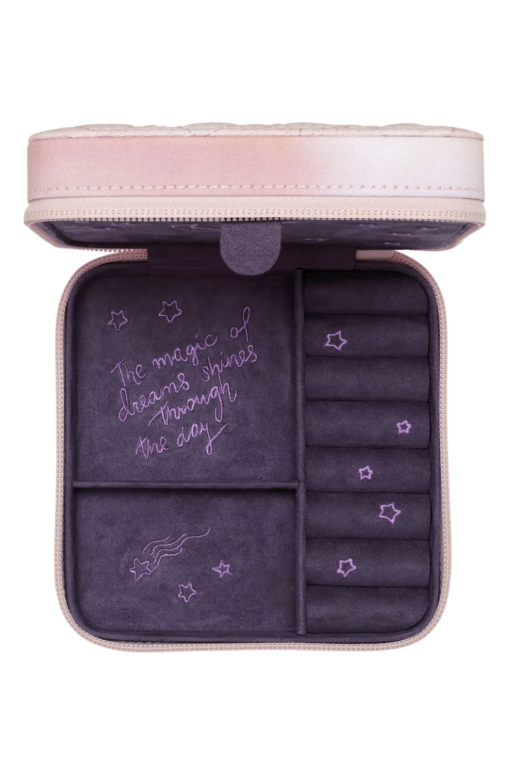 Maanesten - Jewelry Box Moon And Stars Rose  - 100% Recycled Polyester 
