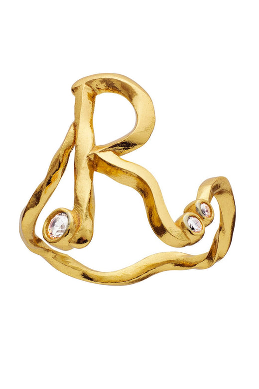 Maanesten - R Alphabet Ring - 4944a Ringe 